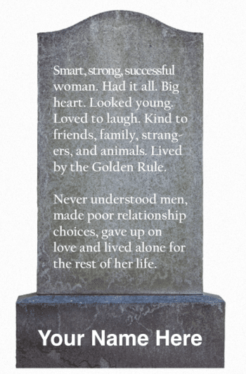 cliché-laden epitaph